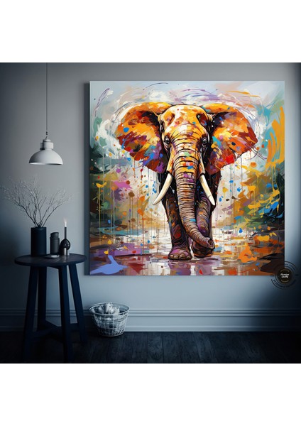 Aşık Çiftler Kanvas Tablosu, 3D Işlemeli Öpüşen Çiftler, Yatak Odası Kanvas Tablosu