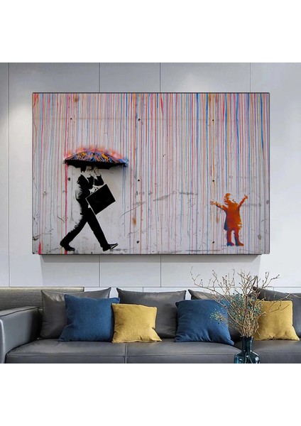 Soyut Göz Kanvas Tablo – Renkli Bakış – Modern Yağlı Boya Duvar Dekoru modelleri