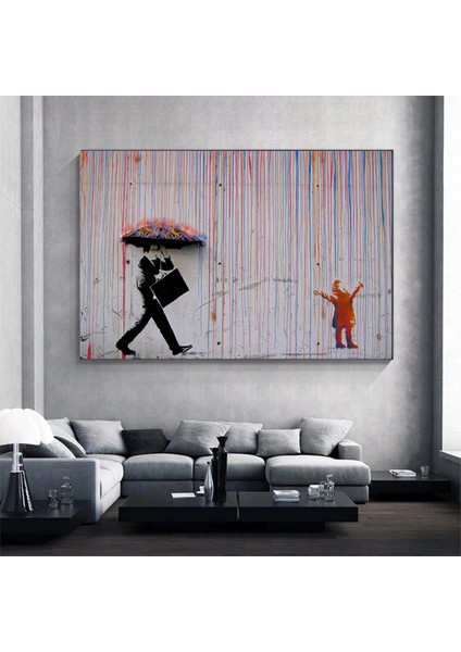 Soyut Göz Kanvas Tablo – Renkli Bakış – Modern Yağlı Boya Duvar Dekoru indirimleri