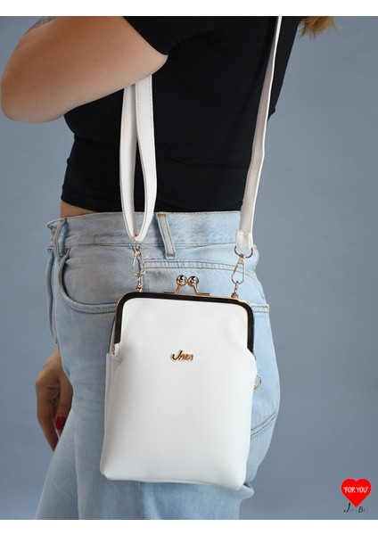 Paris 3 Bölmeli Su Geçirmez Çapraz Askılı Telefonluk Cüzdan Çanta