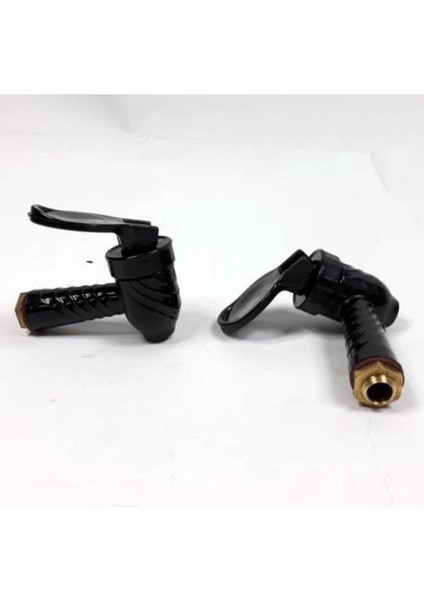 Dıştan Dişli Siyah Semaver ve Çaydanlık Musluğu, Şık ve Uyumludur modelleri