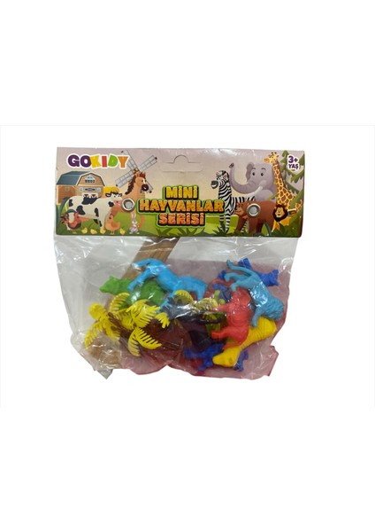 Gokidy Mini Hayvanlar Serisi – Çocuk Oyuncak Seti (3+ Yaş)