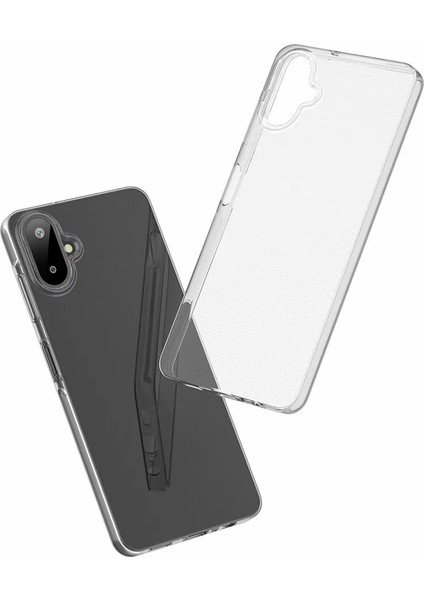 Samsung Galaxy A07 ile Uyumlu Sert Pc Sararmaz Kristal Netlik Şeffaf Kılıf modelleri