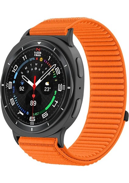 Samsung Galaxy Watch 8 40MM 44MM 46MM Classic Hasır Örgü Esnek Naylon Cırtlı Spor Kordon Loop Kayış fiyatları