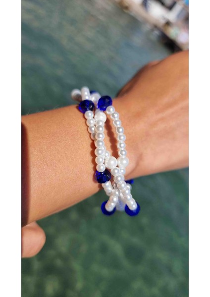 Incili Boncuklu Bileklik modelleri