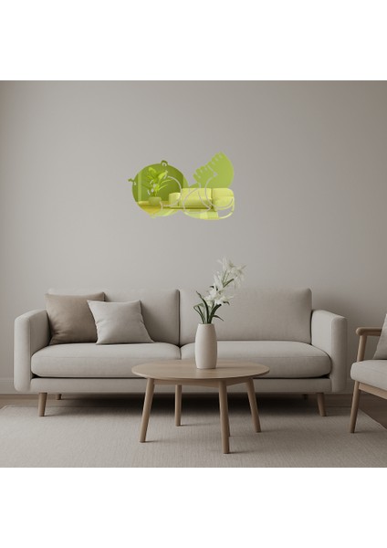 Oyun Zamanı Bebek Iç Mekan Dekoratif Altın Aynalı Tablo - TNC4090-2652