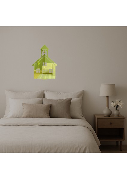 Soyut Ev ve Yapı Dekoratif Altın Aynalı Tablo - TNC2521-2620 fiyatları