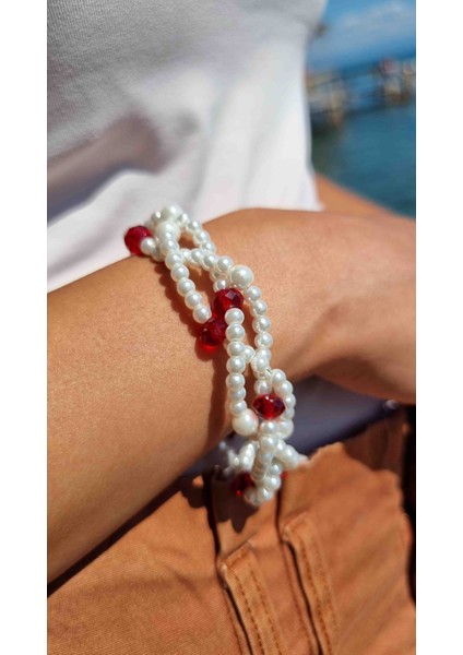 Incili Boncuklu Bileklik