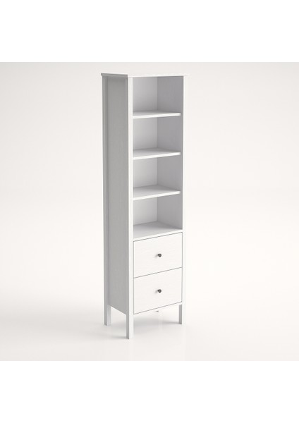 Hunerika Navera 2 Çekmeceli Kitaplık-Wood Beyaz-Minifiks Bağlantılı indirimleri