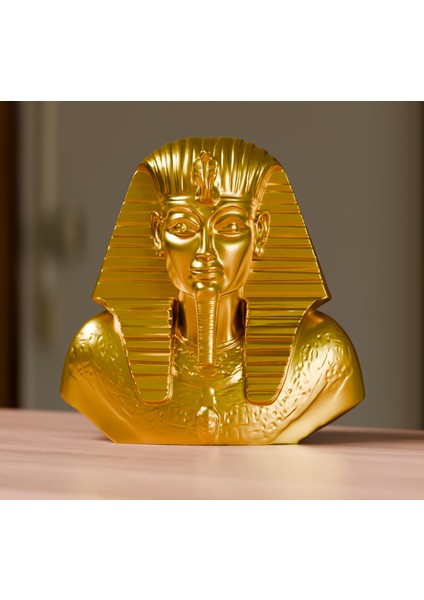 Dekoratif Firavun Büst 15 cm Masaüstü Dekoratif Biblo modelleri