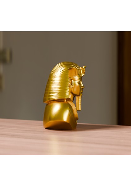 Dekoratif Firavun Büst 15 cm Masaüstü Dekoratif Biblo fırsatları