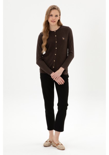Kadın Koyu Kahverengi Hırka (Triko) 50307737-VR084 fırsatları