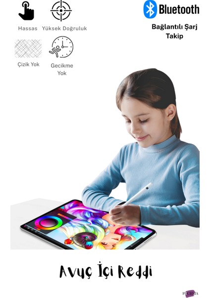 Ipad 2. Nesil Özellikli Bluetooth Şarj Göstergeli Avuçiçi ve Eğim Özellikli Fuchsia Tablet Kalemi modelleri