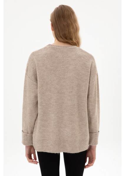 Kadın Taş Melanj Kazak /triko 50307879-VR225 indirimleri