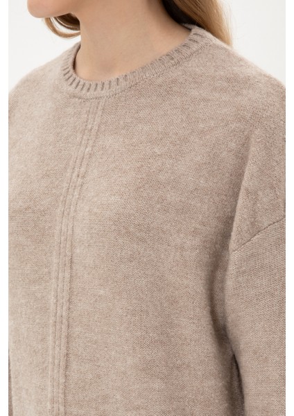 Kadın Taş Melanj Kazak /triko 50307879-VR225