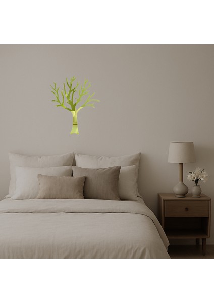 Modern Yapraksız Ağaç Dekoratif Duvar Altın Aynalı Tablosu - TNC7888-4936 fiyatları