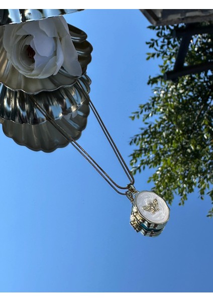 Gold Melek Hatıra Aynalı Paslanmaz Çelik Kolye Xuping Takı fırsatları