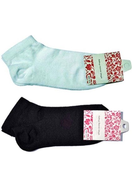 Siyah ve Beyaz Kadın Bilek Çorap 15 Çift modelleri