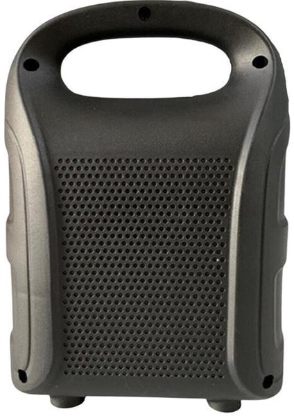 Tutmalı Mini Hoparlör Işıklı Taşınabilir Bluetooth Wireless Radyolu Sd Kart ve USB Girişli Hoparlör