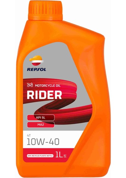 Repsol Rider 4t 10W-40 1 Lt. Motosiklet Yağı