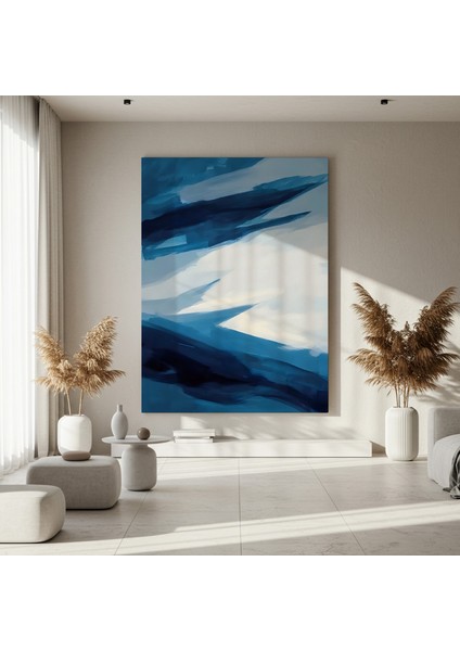 Soyut Mavi Tonlar Tablosu fırsatları