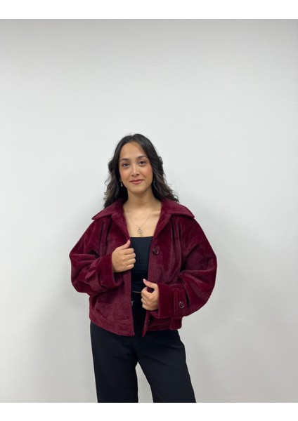 Düğmeli Kısa Kaban modelleri