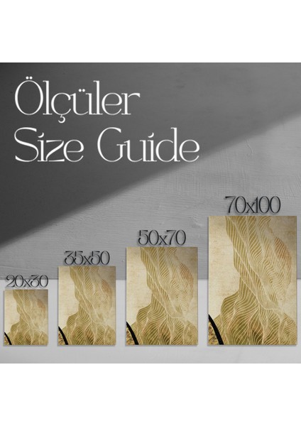 Soyut Dalga Desenli Tablo modelleri