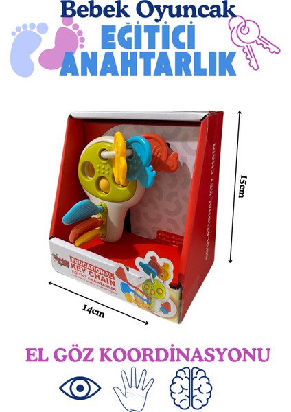 Bebek Oyuncağı Eğitici Anahtarlık ve Çık Çıkar Oyuncak El ve Göz Kordinasyonu modelleri
