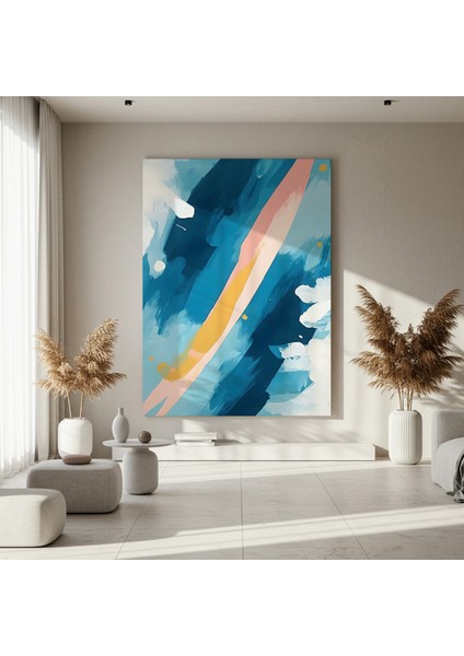 Soyut Mavi Tonlar Tablosu fırsatları