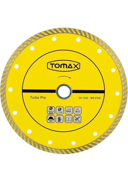 Turbo Elmas Mermer Granit Kesici 180X2,2X22