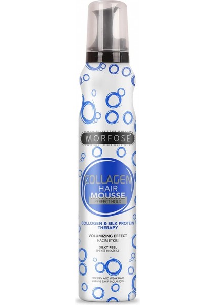 Kolajen Saç Köpük 200 ml - Besleyici Parlak Görünüm