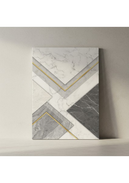 Soyut Geometrik Mermer Desen Tablosu fiyatları