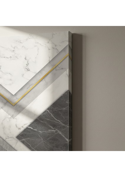 Soyut Geometrik Mermer Desen Tablosu indirimleri