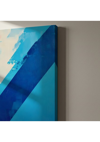 Soyut Mavi ve Kırmızı Tonlar Tablosu indirimleri