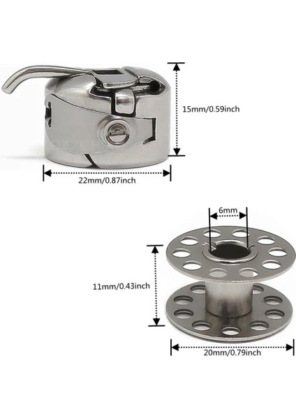 3'lü Masura Seti, Metalik Mekik ve Çağanoz, Singer ve Beko Dikiş Makinası Uyumlu indirimleri