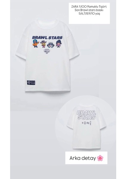 Brawl Stars Baskı Detaylı Unisex T-Shirt fiyatları