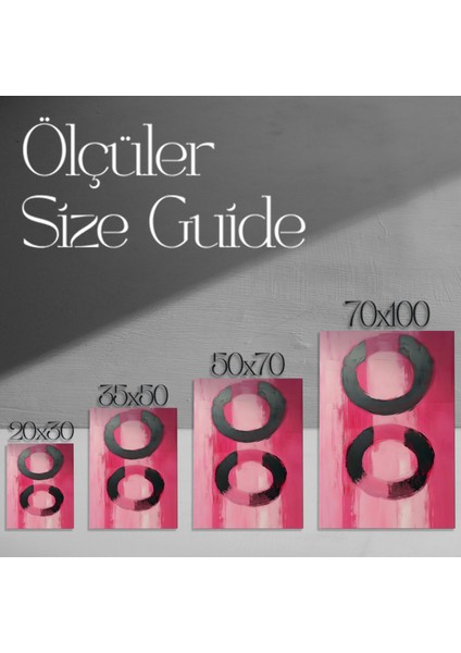 Soyut Pembe Tonları Tablosu modelleri