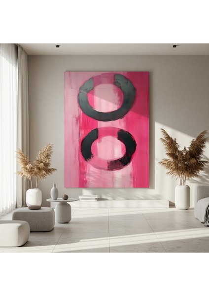 Soyut Pembe Tonları Tablosu fırsatları