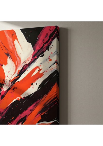 Soyut Kırmızı Akrilik Tablo indirimleri
