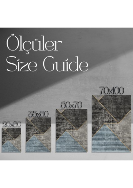 Geometrik Soyut Sanat Tablosu modelleri