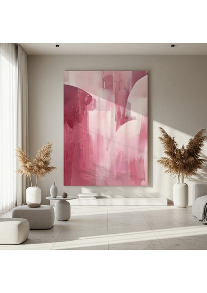 Soyut Pembe Tonları Akrilik Tablo fırsatları