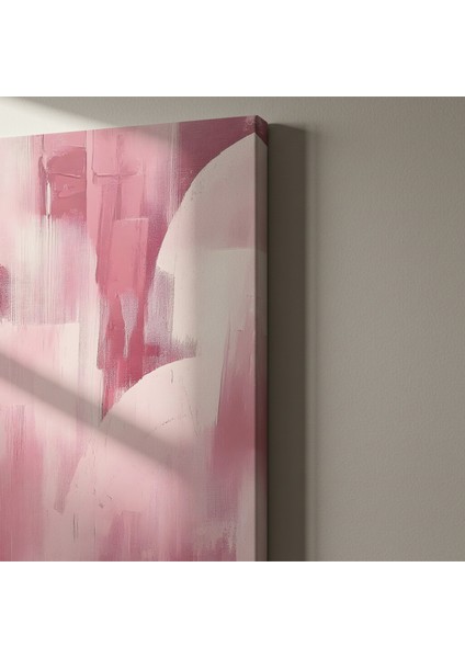 Soyut Pembe Tonları Akrilik Tablo indirimleri