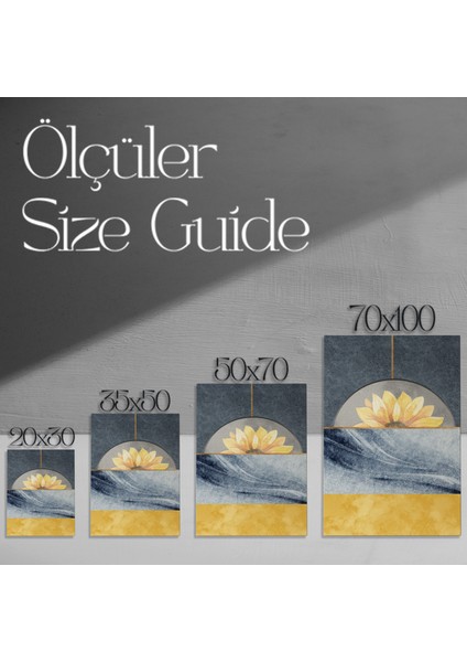 Ayçiçeği ve Soyut Desenler Tablosu modelleri