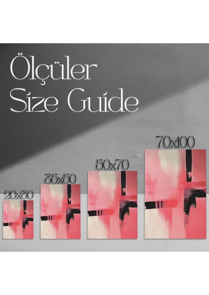 Soyut Pembe Tonları Tablosu modelleri