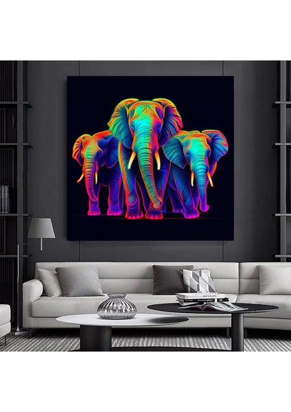 Kravatlı Kaplan Adam Kanvas Duvar Sanatı; Kaplan Kanvas Baskı