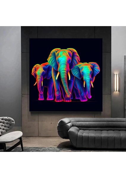 Kravatlı Kaplan Adam Kanvas Duvar Sanatı; Kaplan Kanvas Baskı modelleri