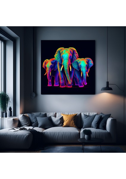 Kravatlı Kaplan Adam Kanvas Duvar Sanatı; Kaplan Kanvas Baskı