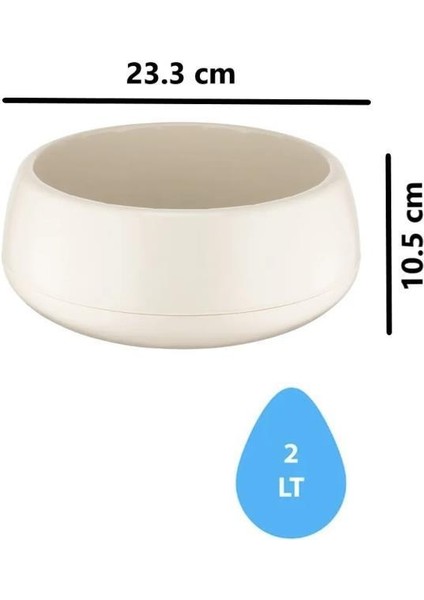 So-Eas2 Elvan Arajman Sukulent Kaktüs Saksı 2 Lt Kirli Beyaz 6 Adet fiyatları