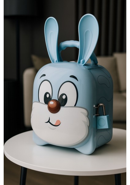 Kilitli Tavşan Tasarımlı Çanta Kumbara modelleri