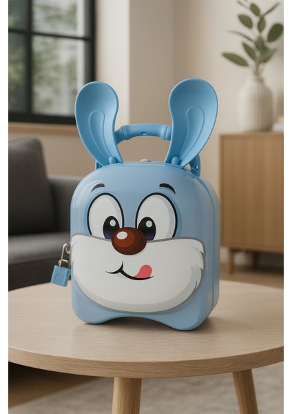 Kilitli Tavşan Tasarımlı Çanta Kumbara indirimleri